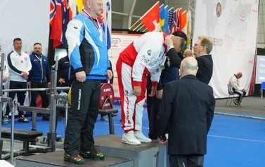 Rafał Jaroszewski mistrzem świata w wyciskaniu sztangi leżąc 1