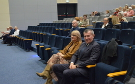 uczestnicy wykładu inaugurującego wykłady na uniwersytecie trzeciego wieku w Łapach (1)
