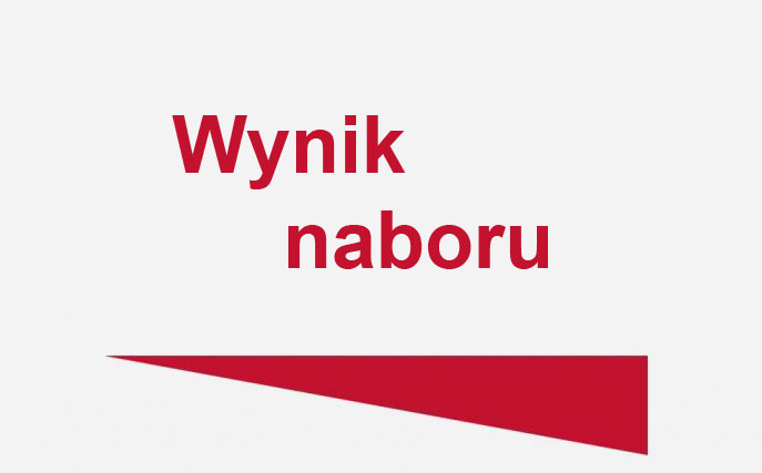 grafika z napisem wynik naboru