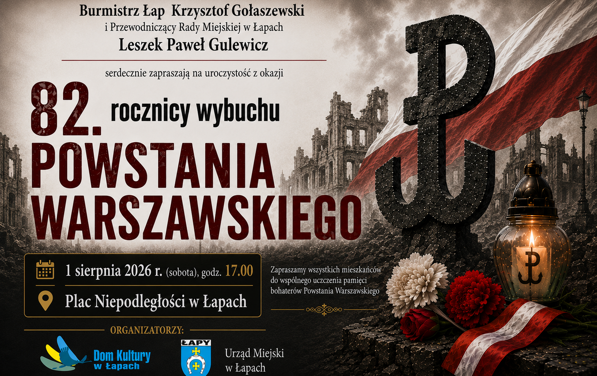 plakat_informujący_o_obchodach_rocznicy_wybuchu_Powstanie_Warszawskiego_2026_poziomy