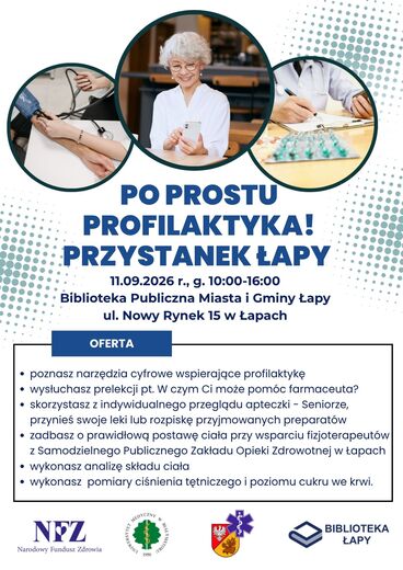 Podlaski NFZ razem z partnerami chce &bdquo;odczarować&rdquo; profilaktykę i wyjść z gabinet&oacute;w bezpośrednio do Was