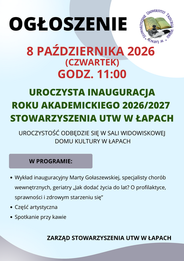 plakat informacyjny