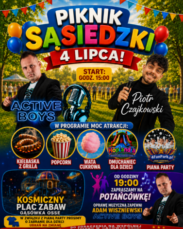 Plakat z programem
