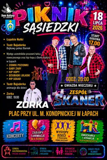plakat z programem