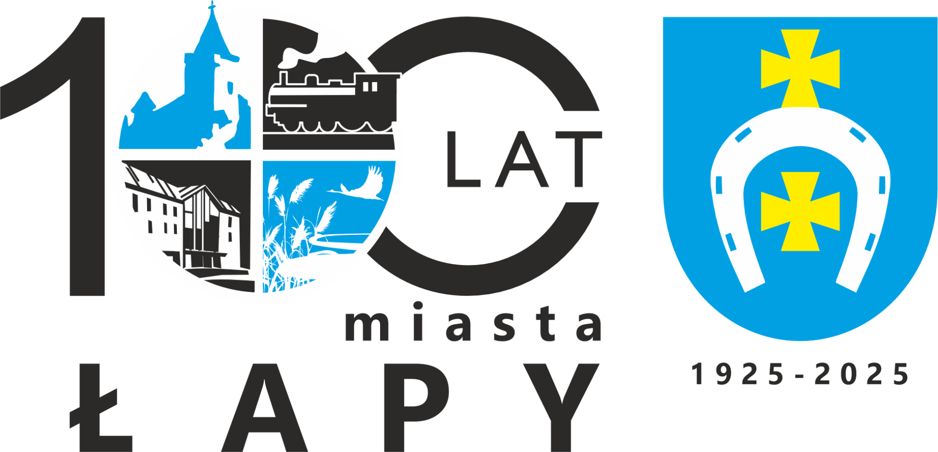 Baner 100 lat Łapy