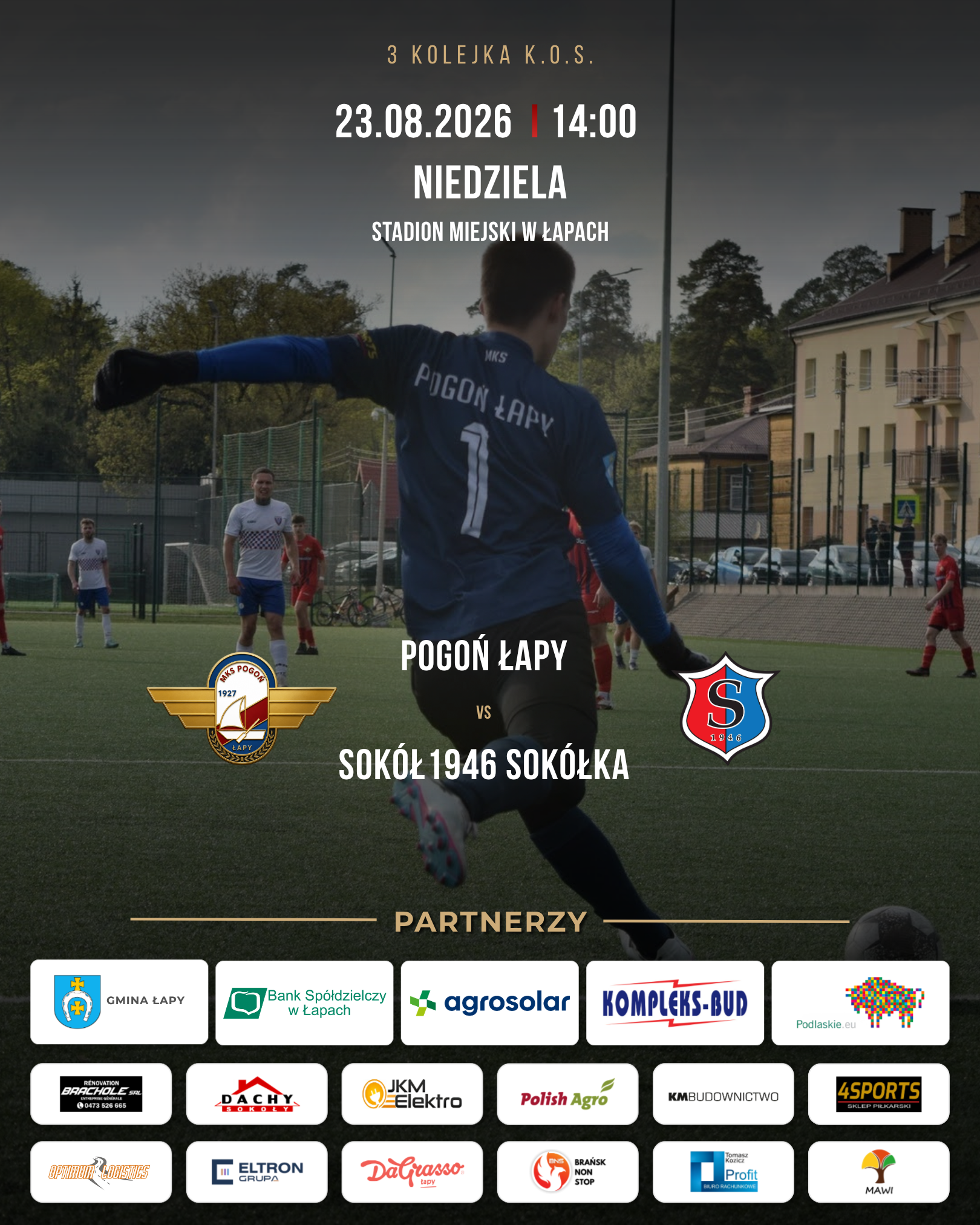 Plakat meczowy