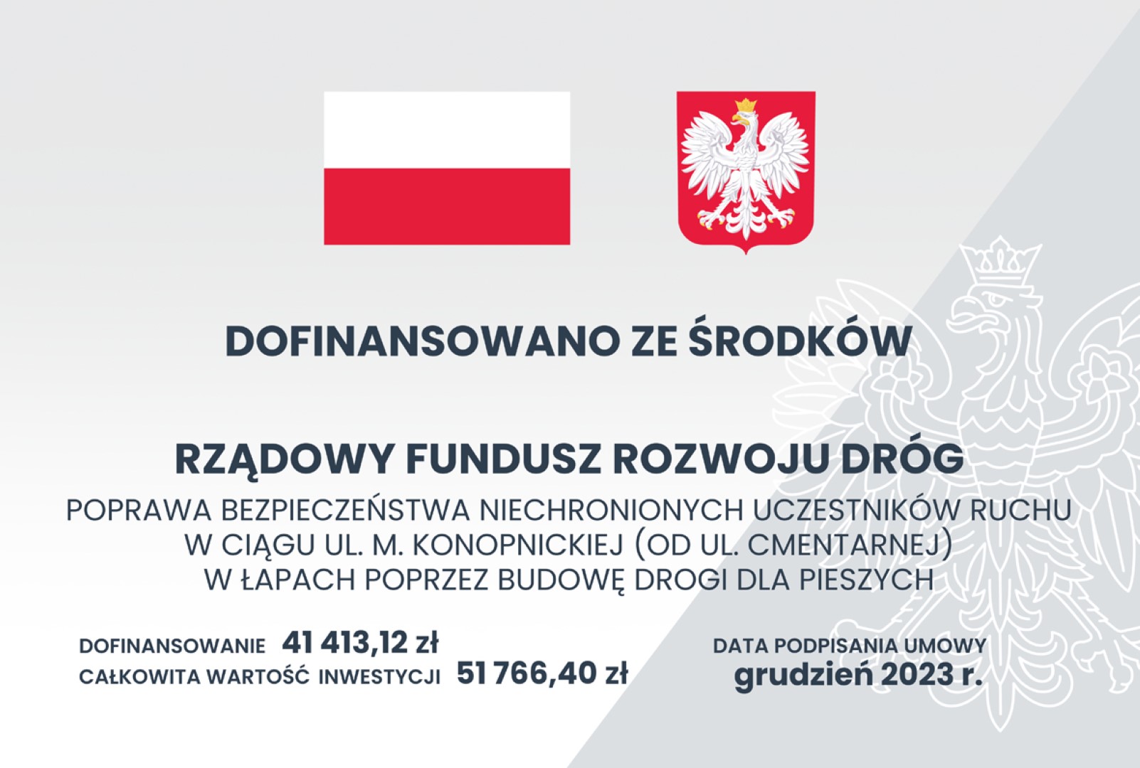 POPRAWA BEZPIECZEŃSTWA NIECHRONIONYCH UCZESTNIKÓW RUCHU 2023
