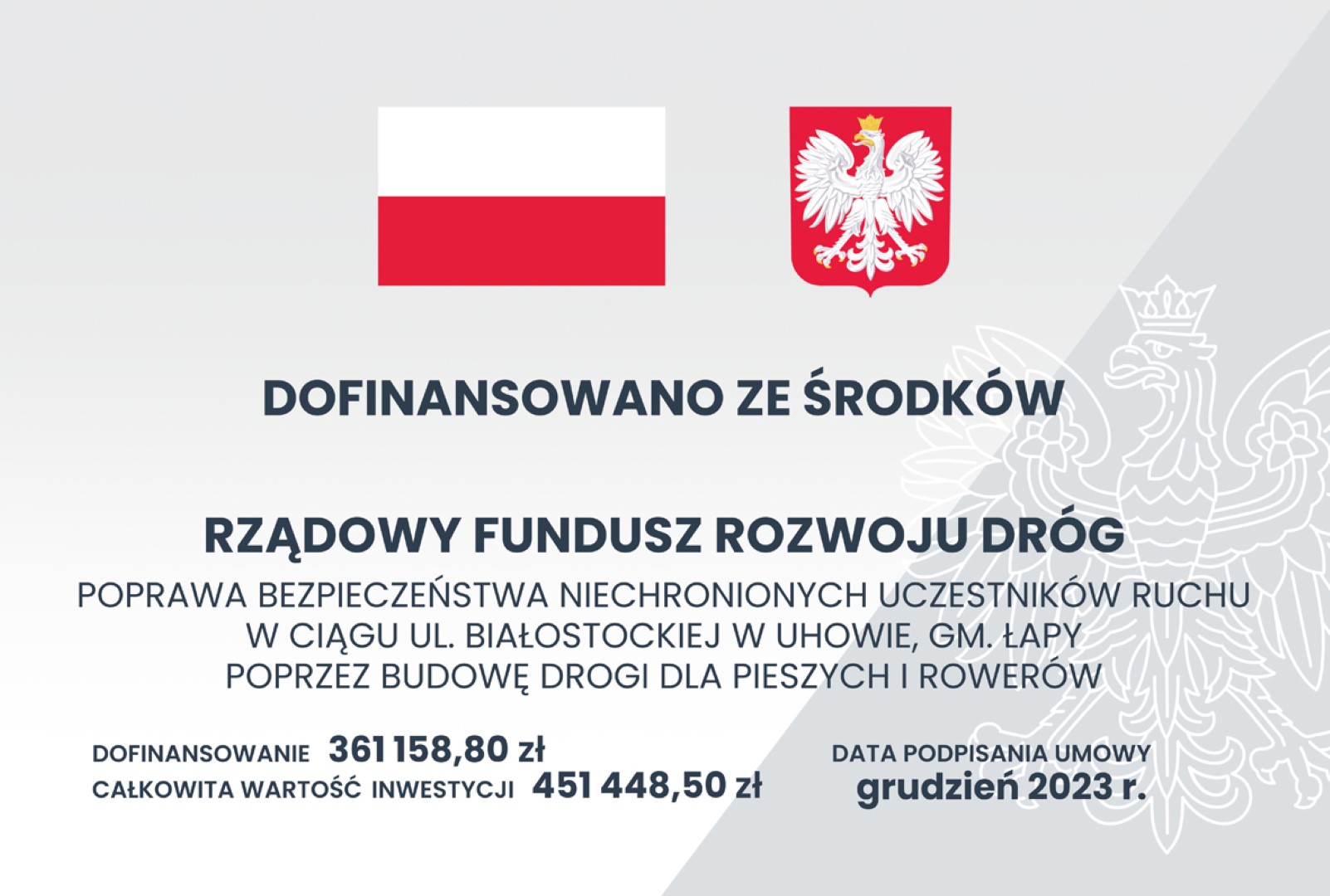 POPRAWA BEZPIECZEŃSTWA NIECHRONIONYCH UCZESTNIKÓW RUCHU 2023