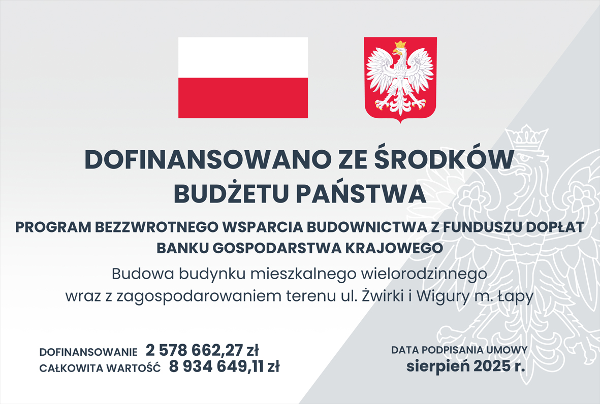 Program bezzwrotnego wsparcia budownictwa z&nbsp;funduszu dopłat banku gospodarstwa krajowego