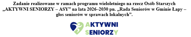logotyp do programu Aktywny Senior