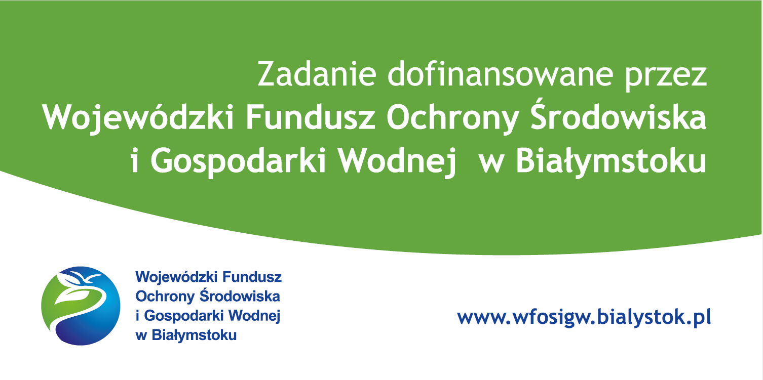 zadanie finansowane z&nbsp;WFOŚ