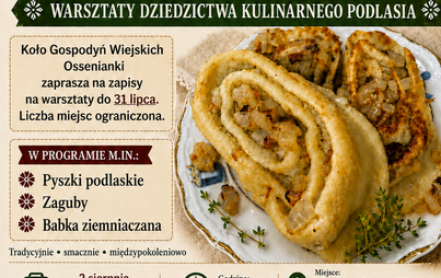 Plakat_promujący_wydarzenie_z+ilustracją_kiszki_ziemniaczanej