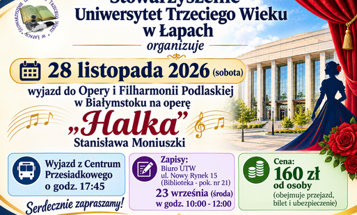 plakat informujący o wydarzeniu zawierający informacje z tekstu artykułu