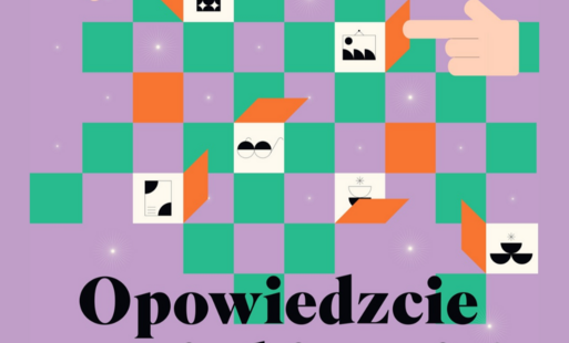 plakat informacyjny z grafiką i tekstem Opowiedzcie swoją historię!