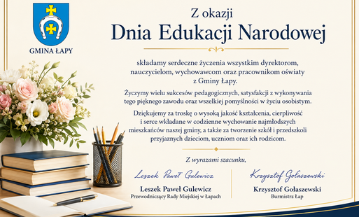 życzenia z okazji Dnia Edukacji Narodowej