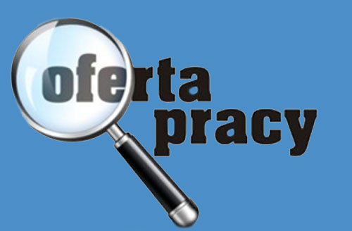 grafika z napisem oferta pracy