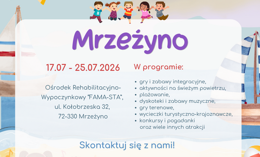 Plakat promujący kolonie