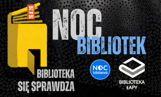 plakat NOC BIBLIOTEK