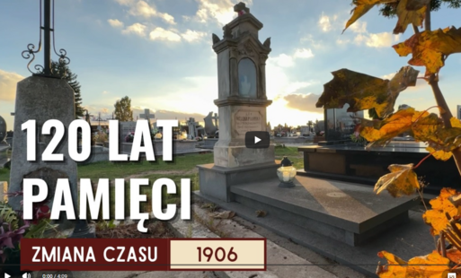 120 lat pamięci i zdjęcie grobu na łapskim cmentarzu